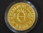 2009, pamětní 5ti dukátová medaile U královny Elišky, Au 999,9, 15,56g, číslovaná č.26, náklad 70ks 