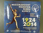 2014 ročníková sada euromincí Mezinárodný maratón mieru Košice