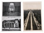 tři fotopohlednice (pracovna A.H. Berghof), nepoužité