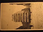 Brno, čb. fotopohlednice, baťův palác, prošlá 1934, horší stav