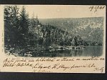 Černé jezero okr. Klatovy, prošlá 1901