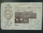 Liberec klub čs turistů, prošlá 1901, pošk. rohy
