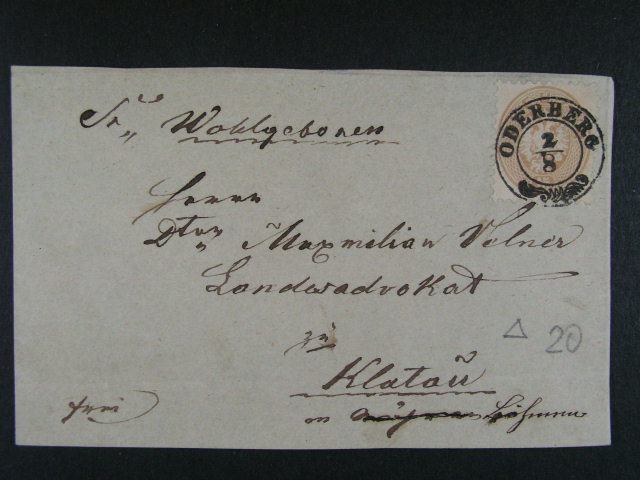 sestava 6 ks dopis? (1x RECO) a jedna p?ední strana dopisu, z let 1850 - 1892, zajímavé