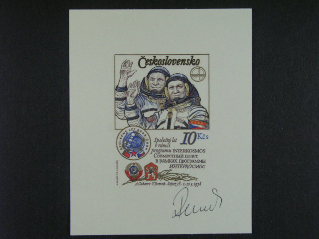 A ?. 2364 B s podpisem kosmonauta Remka