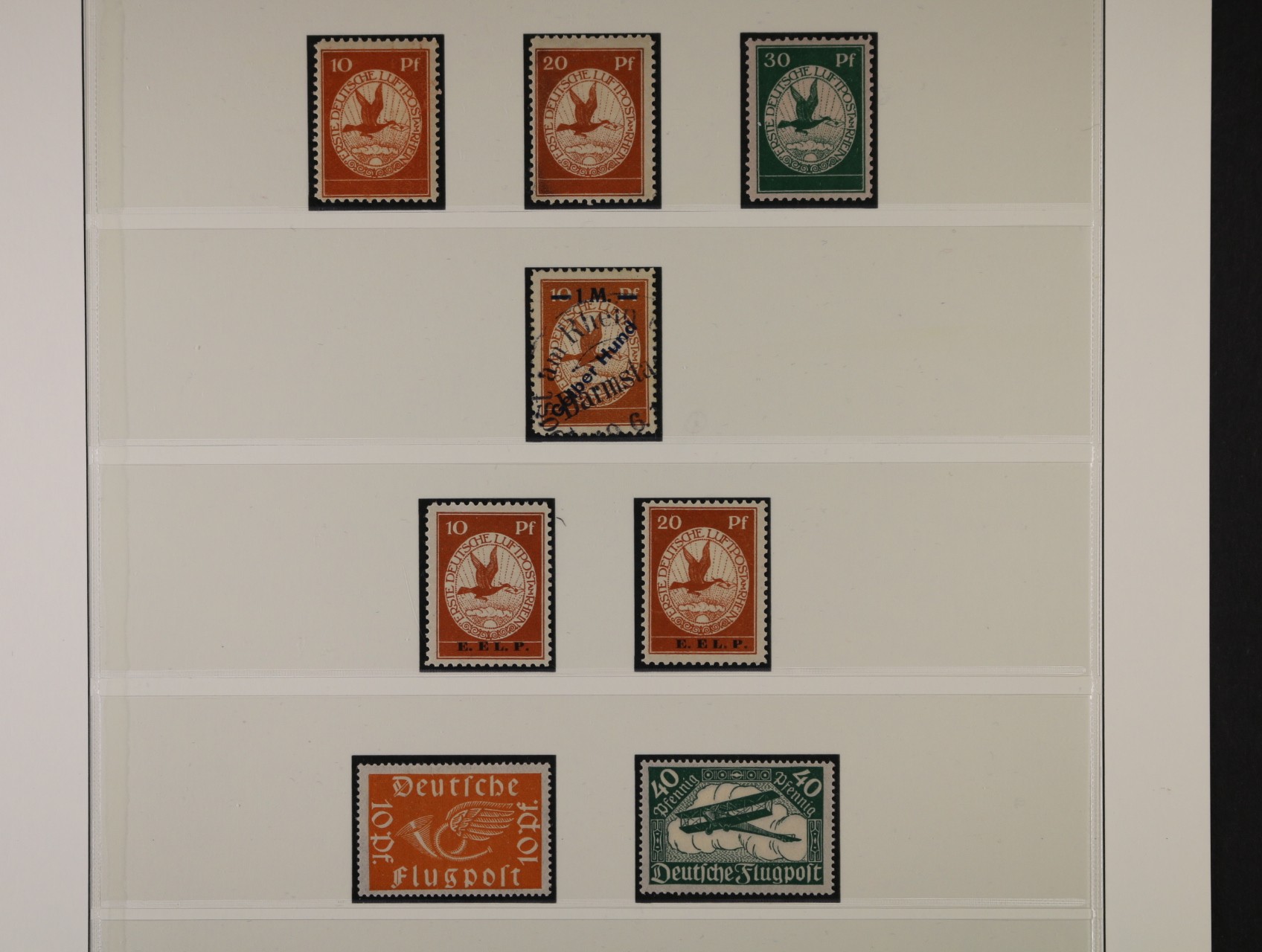 Německo 1872 - 1923 - kompl. gen. sbírka zn. obsahující mj. zn. Mi. č. I - VI, cca 15000 EUR, uloženo na listech Lindner v orig. kroužkových deskách v kazetě
