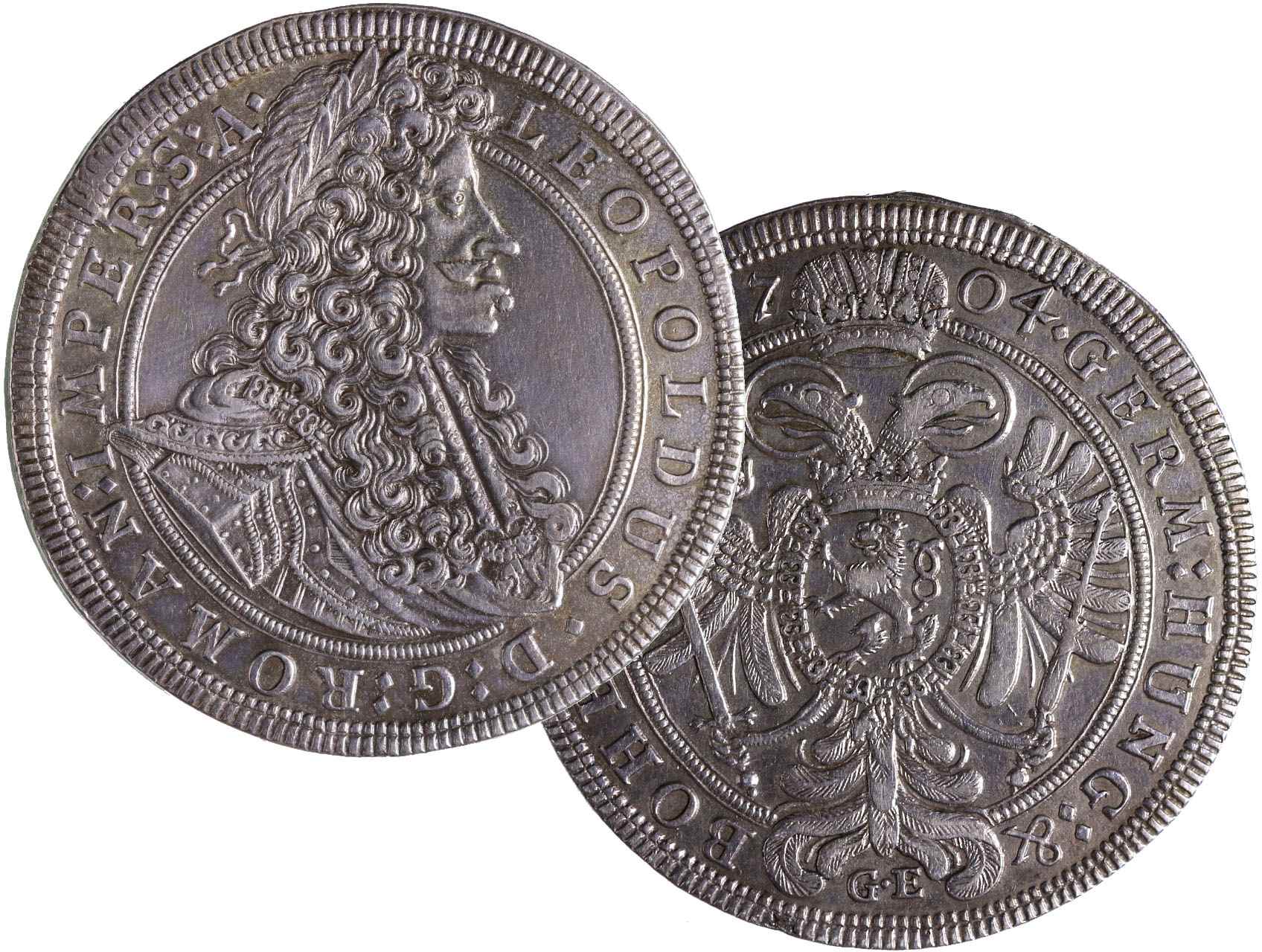 Leopold I. 1657-1705 - Tolar 1704 Praha, Georg Egerer, Hal. 1395, N36