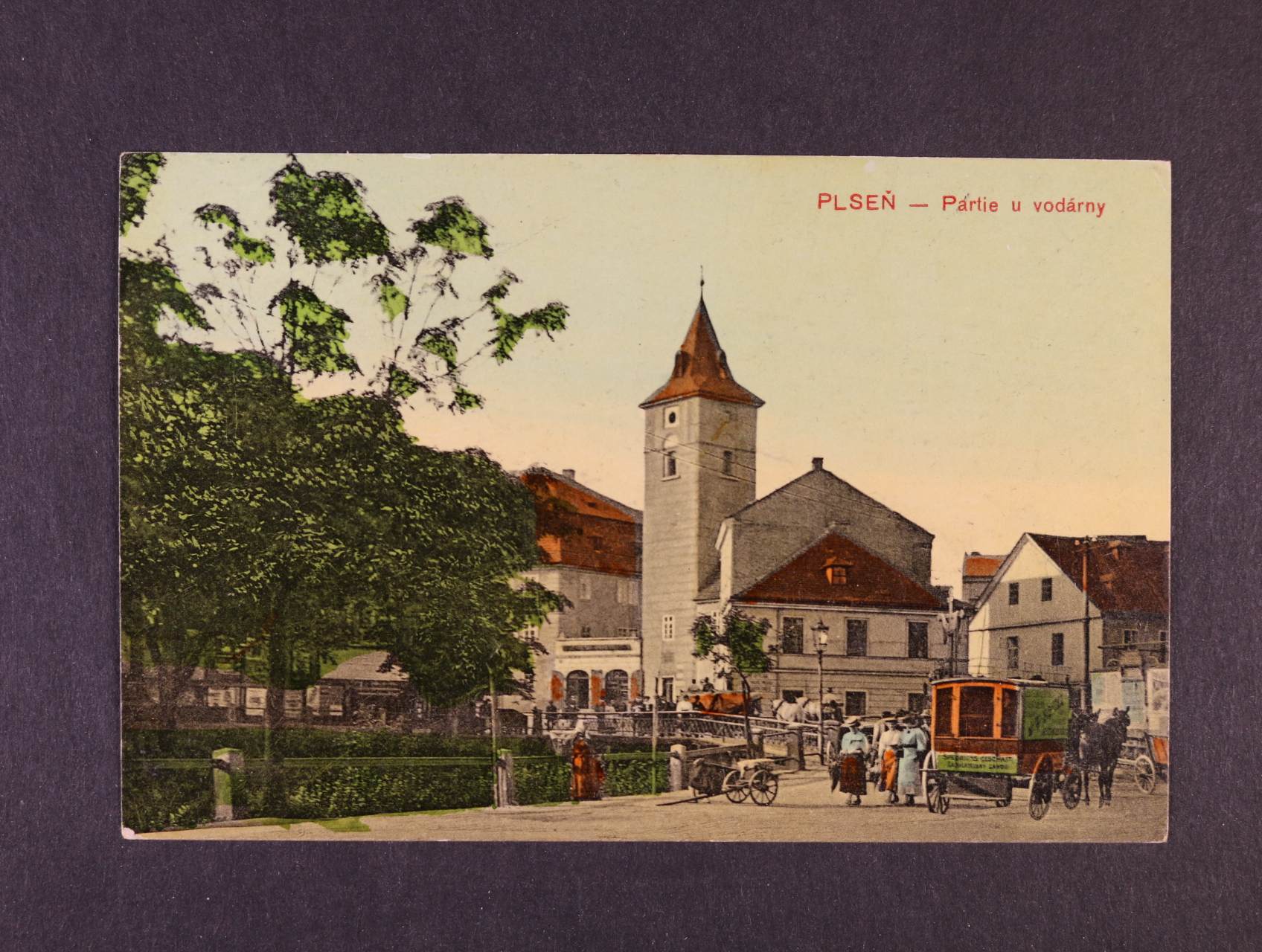 Plzeň - bar. pohlednice 