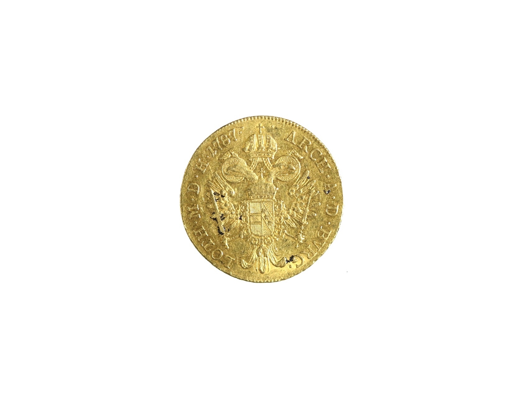 Josef II. 1765-1790 - Dukát 1787 A, váha 3,49 g, N55