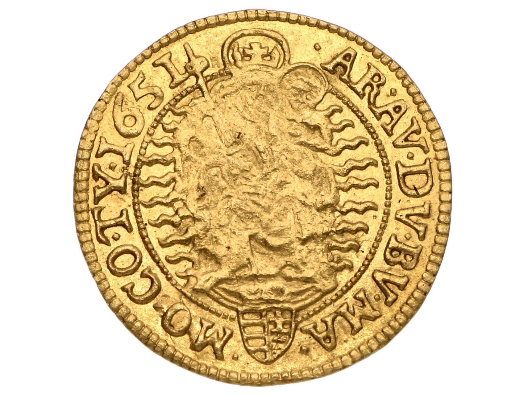 Ferdinand III. 1637-1657 - 1 Dukát 1651 K.B. N 46, 3,47 g
