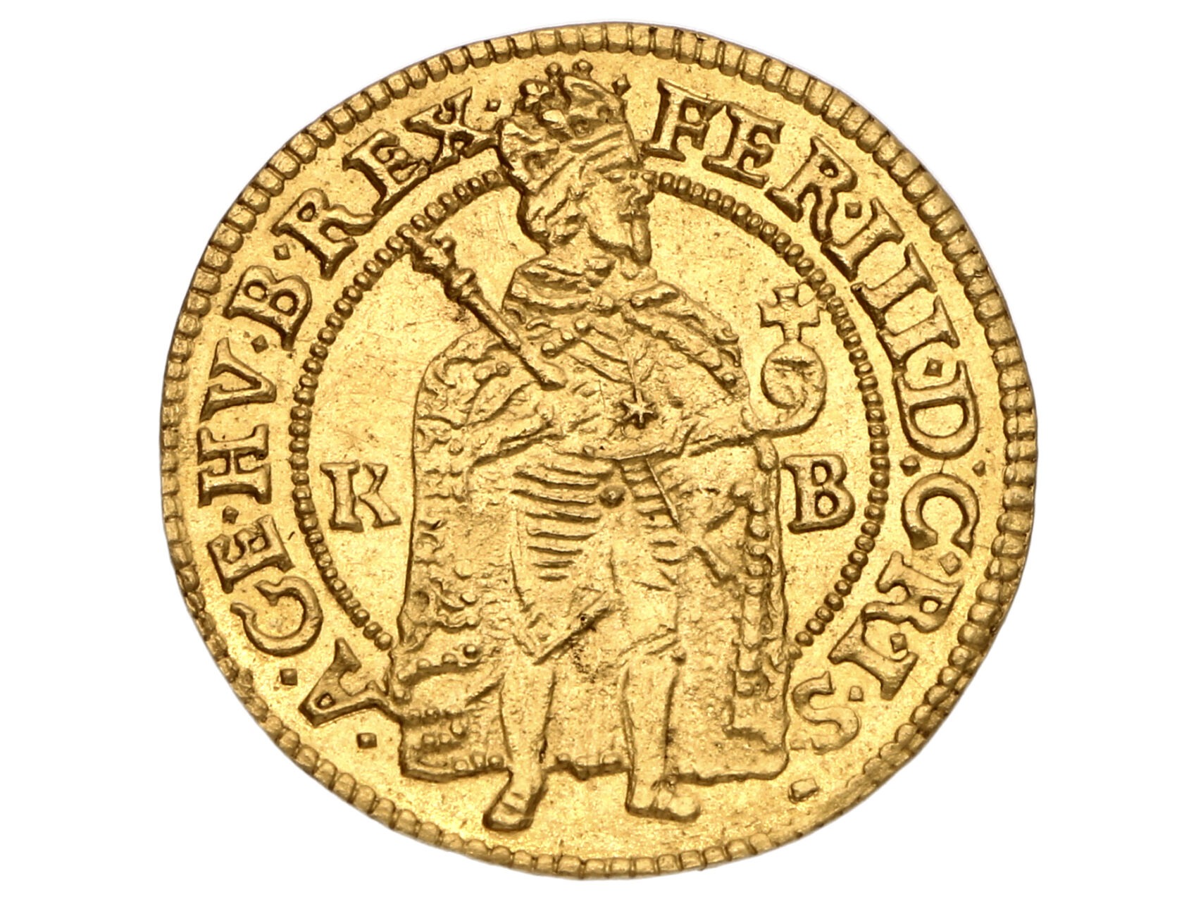Ferdinand III. 1637-1657 - 1 Dukát 1651 K.B. N 46, 3,47 g