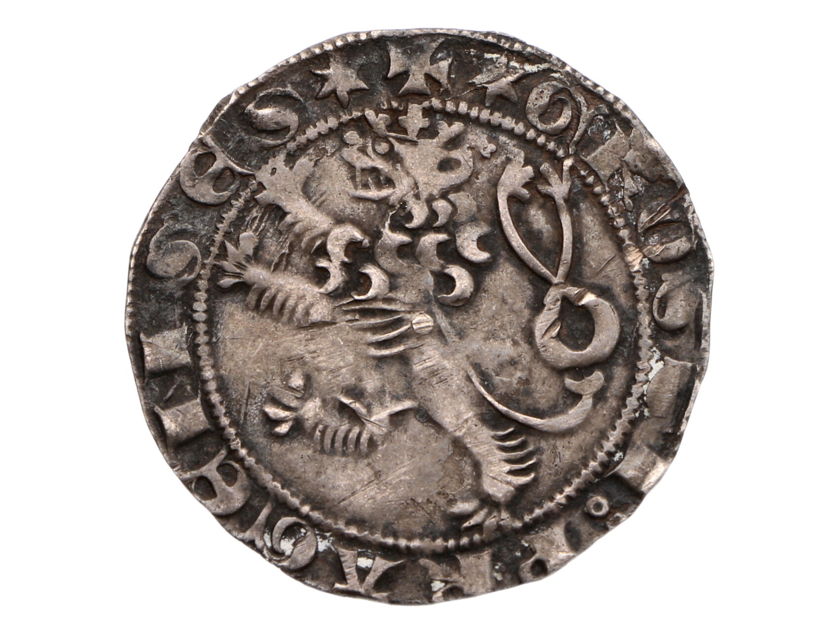 Václav II. 1283-1305 - Pražský groš, Sm. 2, pěkná pattina