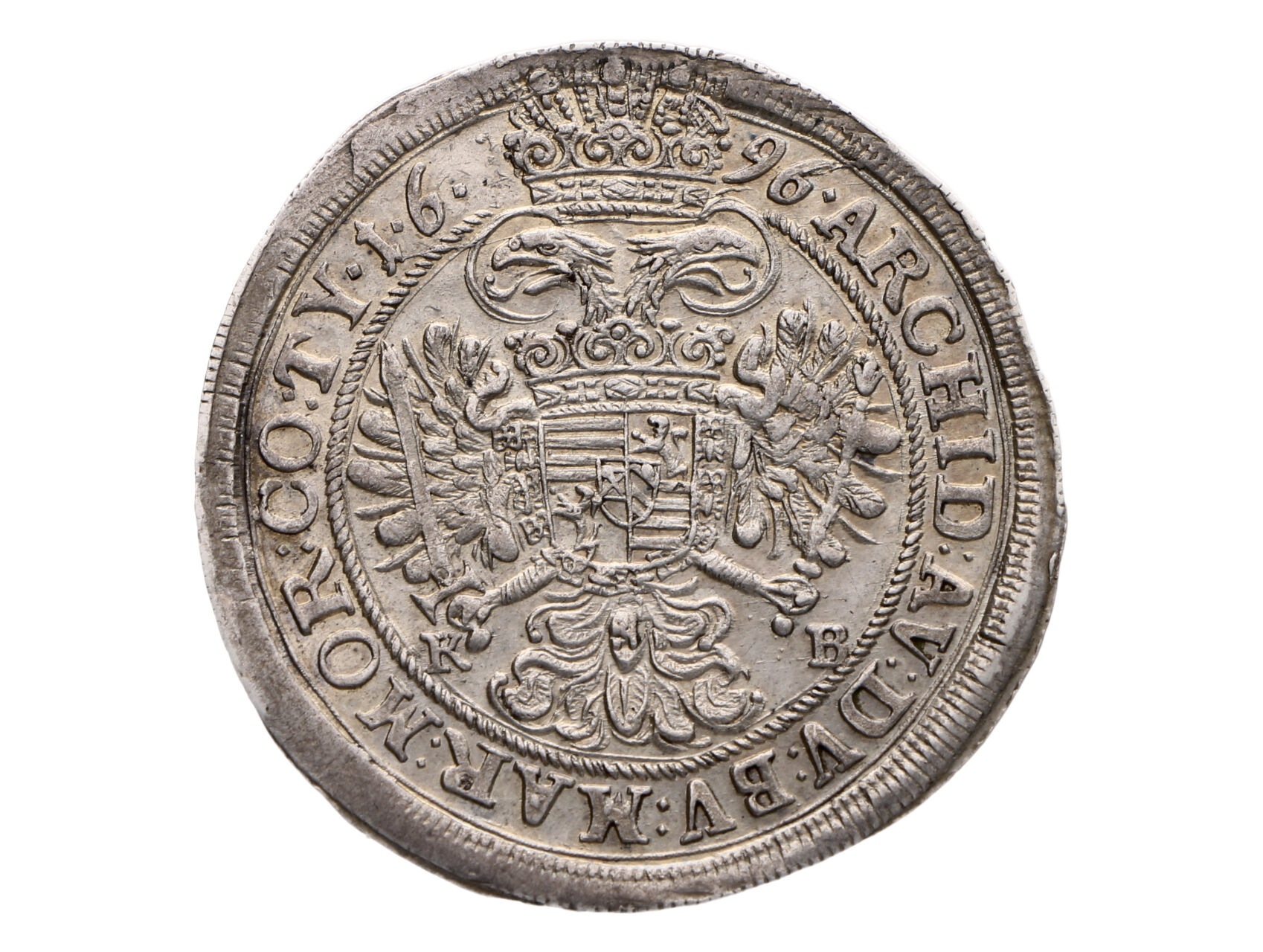 Leopold I. 1657-1711 - 1/2 Tolar 1696 K - B, mincovna Kremnice