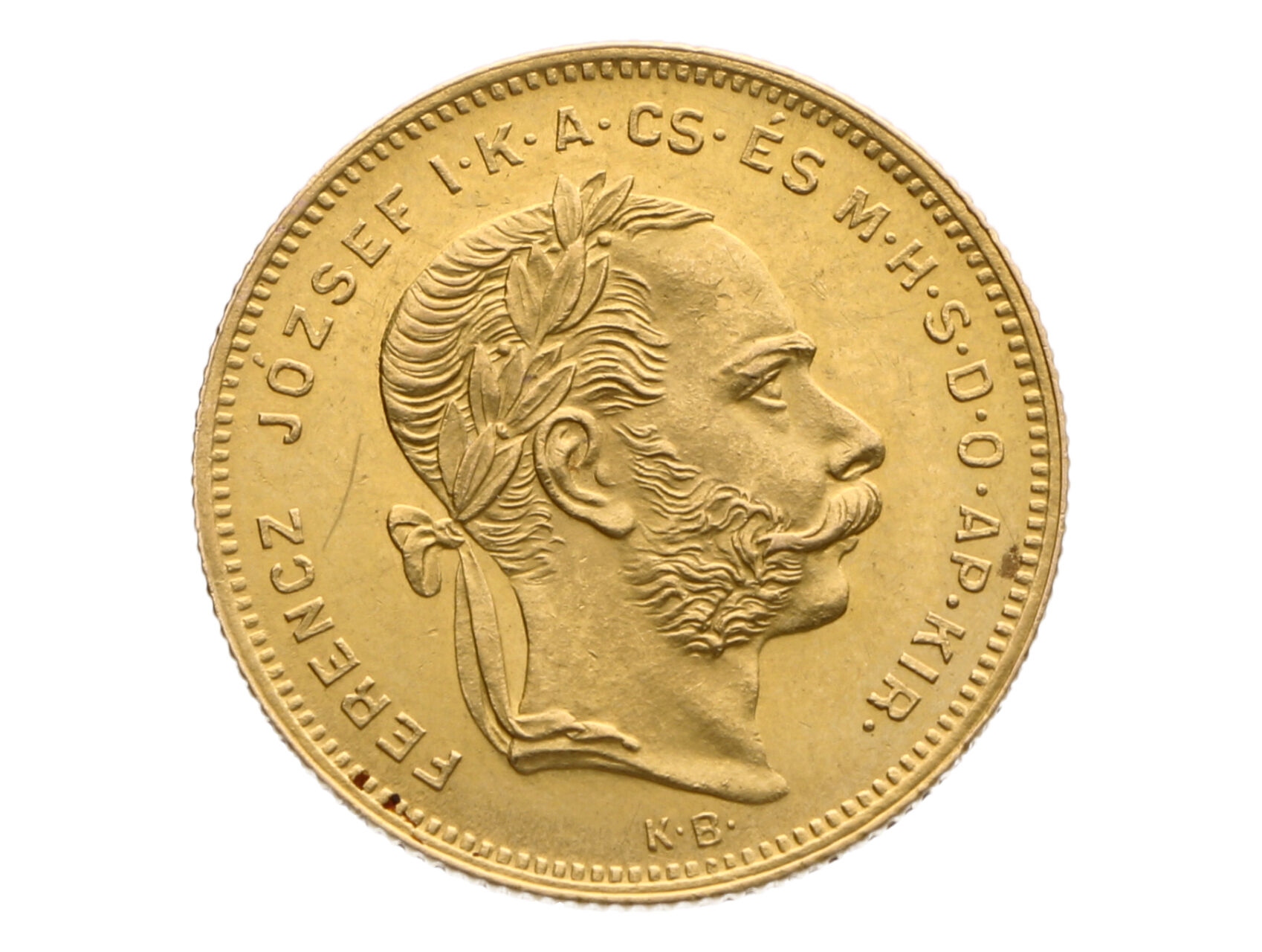 František Josef I. 1848-1916 - 8 Zlatník 1874 K.B., N 127
