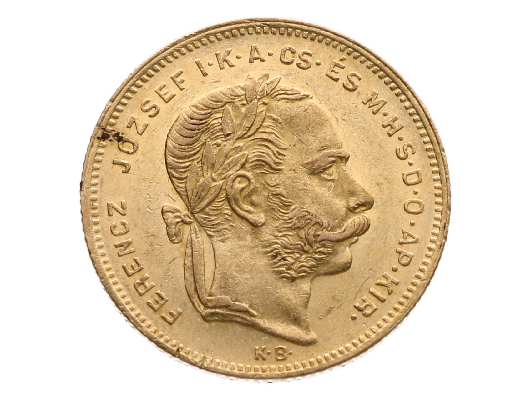 František Josef I. 1848-1916 - 8 Zlatník 1876 K.B., N 127