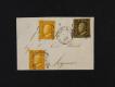 Sicílie - skl. dopis malého formátu z r. 1860 do Trapani frank. zn. Sas. č. 2 (2x) 1x ze vzácné desky IIa, 1x deska III, + 5b, pod. raz. PALERMO 19.GEN.1860, zk. a atest Raybaudi, velmi vzácný klasický dopis , kat. cena 101650 EUR