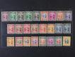Sarawak 1934 -  zn. SG.č.106-125, Brooke 1c - $10, SPECIMEN; velmi pěkná kvalita, několik obtisků a drobných výrobních vad, velmi vzácná série za výhodnou cenu, kat. 1.800 GBP