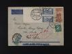 let. dopis do Nairobi (západní Afrika) frank. výpl. zn. č. 279, 280 a 282 ve dvoupásce s kupony, pod. raz. BOHUŠOVICE NAD OHŘÍ 16.5.35, průch. rámeč. raz. PRAHA 7 LETECKÁ POŠTA, přích. raz.