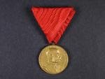 Vojenská jubilejní pam. medaile z r.1898, původní stuha