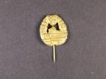 Miniatura odznaku za výtečné řízení útočných vozidel pro důstojníky 1936-1948, 28,5x25,5mm