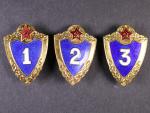 Odznaky třídností 1, 2 a 3