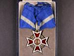 Řád Rumunské koruny, komandér, civilní skupina. typ 1932-1947, originální etue
