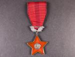 Řád Rudé hvězdy, ČSSR, č.7977, punc Ag, výrobce Mincovna Kremnica