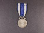 Československá vojenská medaile Za zásluhy, stříbrná