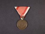 Bronzová medaile za statečnost 1914-17 nová stuha