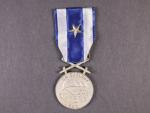 Československá vojenská medaile Za zásluhy, stříbrná