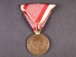 Bronzová medaile za statečnost, novodobá vojenská stuha, vydání 1914 - 1917