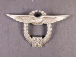 Pilotní odznak pro ČS. sportovní letce z r. 1946 č.783, punc Ag, značka výrobce KK