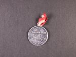 Cínová medaile na oslavu 30ti letého trvání sboru Orlice 17.7.1910