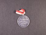 Cínová medaile na oslavu 30ti letého trvání sboru Orlice 17.7.1910