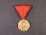 Vojenská jubilejní pam. medaile z r.1898, původní stuha