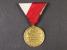 RAKOUSKO - Medaile Za zvláštní službu Zemského veteránského spolku zlatá