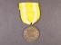 NĚMECKO - SASKO - Bronzová medaile Fridricha Augusta na válečné stuze