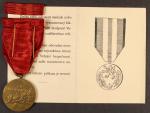 Medaile Za službu vlasti - ČSSR + udělovací průkaz