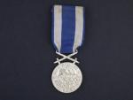 Československá vojenská medaile Za zásluhy, stříbrná