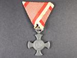 Železný Záslužný kříž, zinek, původní vojenská stuha