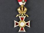 Řád Leopolda, 3.st., puncované Au, značka výrobce FR, nová stuha, perfektní stav, etue