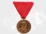 RAKOUSKO UHERSKO - Záslužná medaile Za 40 let věrné služby z r. 1898, na stuze pro civilní osoby