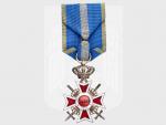 Řád Rumunské koruny s meči, rytíř, vojenská skupina, typ 1938-1947