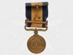 Mandžusko - Medaile na hraniční incident (bitva u řeky Chalchyn) 1940, původní stuha..