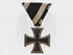 Železný kříž II.tř., na nové trojúhelníkové stuze