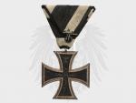 Železný kříž II.tř., na nové trojúhelníkové stuze