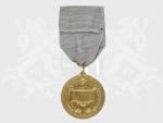 Pamětni medaile FIDAC bez letopočtu ve štítku, pozlacený bronz