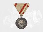 Pamětní medaile na I. sv. válku pro bojovníky, na hraně značka BRONZE, původní stuha