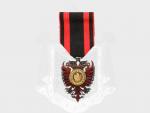 Řád Scanderbega, rytíř, období 1940-1944, stříbro, smalty, originální etue