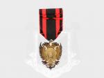Řád Scanderbega, rytíř, období 1940-1944, stříbro, smalty, originální etue