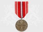 Pamětní odznak pro čs. dobrovolníky z let 1918-1919 bez monogramu OP, ražba v bílém kovu